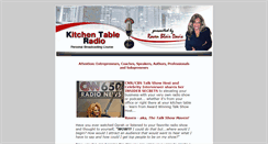 Desktop Screenshot of kitchentableradio.com