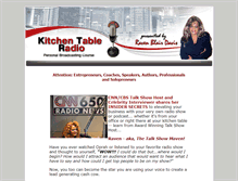 Tablet Screenshot of kitchentableradio.com